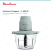 Hachoir Électrique 500 W Bol en Verre 1 L – MOULINEX Choppeo DJ603110 DariTek