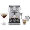 Machine à Café Expresso DeLonghi LINEA Classic 15 Bars 1325 W – Thermoblock, Buse Vapeur Cappuccino, Réservoir 1,7 L, 2 Tasses, Corps Métal – EM450.M Machine à Café Expresso DeLonghi LINEA Classic 15 Bars 1325 W – Thermoblock, Buse Vapeur Cappuccino, Réservoir 1,7 L, 2 Tasses, Corps Métal – EM450.M DariTek