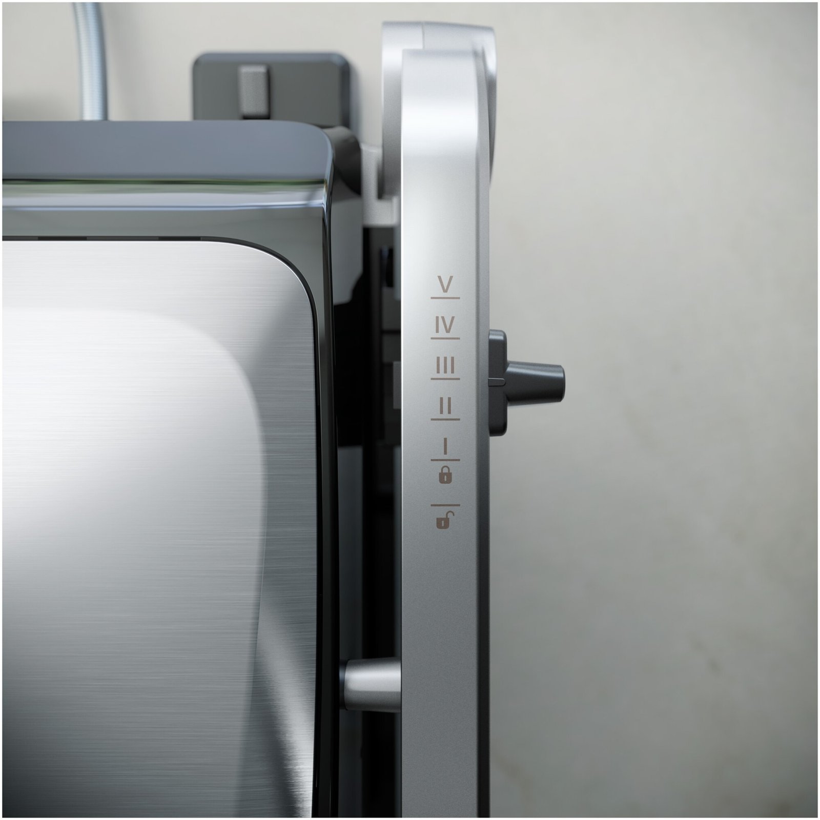 Panineuse et Grill Viande Philips Série 5000 - 2200 W Ouverture 180°, Hauteur Réglable, Thermostat, Plaques Antiadhésives – HD6301/90 Plaques antiadhésives amovibles lavables du Philips HD6301