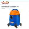 Aspirateur Eau et Poussière 20 L 1200 W Souffleur – WADFOW WVR2A20