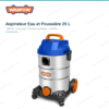 Aspirateur Eau et Poussière 25 L 1200 W Souffleur – WADFOW WVR4A25 DariTek