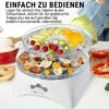 Déshydrateur Alimentaire Electrique 5 Étages 300 W 2 Températures – CLATRONIC DR 3525 – Image 6