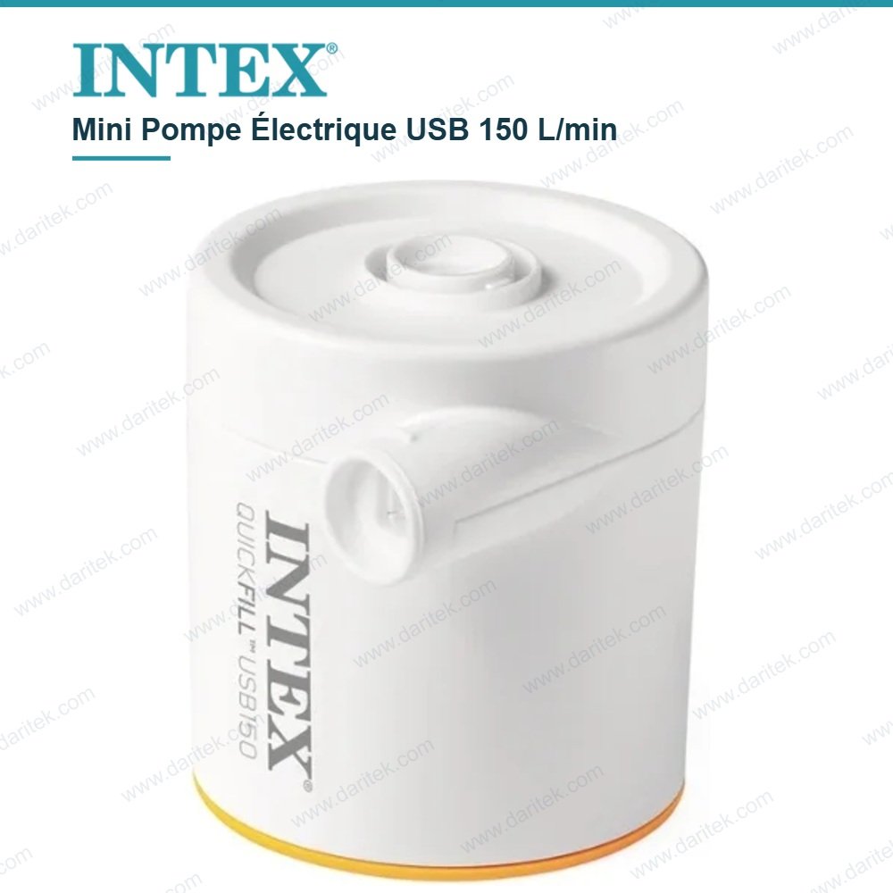 Mini Pompe Électrique USB 150 L/min Gonfleur Dégonfleur – INTEX 66616