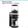 Moulin à Café à Meules 70 Réglages Noir Mat – KITCHENAID KCG8433BM
