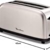 ⁦محمصة خبز ستانلس ستيل 1400 واط 4 شرائح بفتحتين طويلتين – MOULINEX LS330D11⁩ - الصورة ⁦8⁩