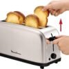 ⁦محمصة خبز ستانلس ستيل 1400 واط 4 شرائح بفتحتين طويلتين – MOULINEX LS330D11⁩ - الصورة ⁦3⁩