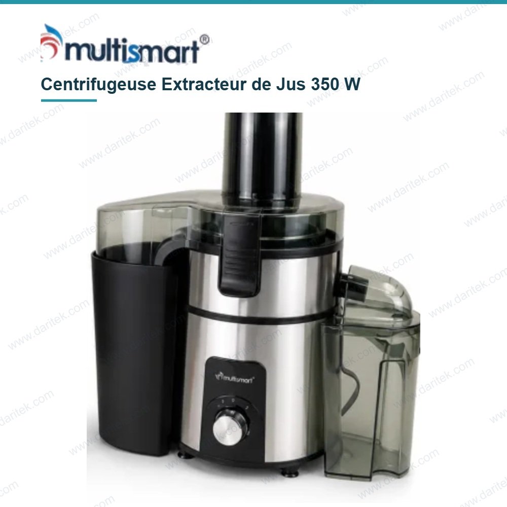 Centrifugeuse Extracteur de Jus 350 W 2 Vitesses Inox – MULTISMART MS-JC5201