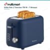 Grille-Pain 2 Tranches 750 W Fentes Extra-Larges Bleu – MULTISMART MS-TS2101