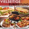 Panineuse et Grill Viande 2000 W Ouverture 180° Inox – PROFICOOK PC-KG 1264 – Image 6