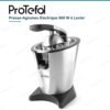 Presse Agrumes Électrique à Levier 600 W Double Cônes Gris – PROTEFAL D-8036F