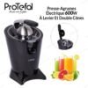 Presse Agrumes Électrique à Levier 600 W Double Cônes Noir – PROTEFAL D-8036F DariTek