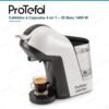 Machine à Café 4 en 1 Écran Tactile 20 Bars Blanc – PROTEFAL EM-308 DariTek