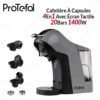 Machine à Café 4 en 1 Écran Tactile 20 Bars Gris – PROTEFAL EM-308 DariTek