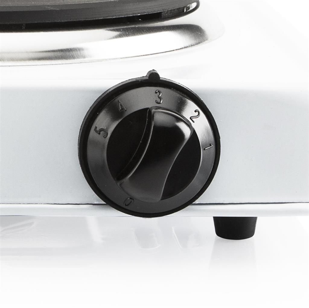 Plaque de Cuisson Réchaud Électrique Ø 15 cm 1000 W – TRISTAR KP-6185 Bouton rotatif 5 niveaux du réchaud Tristar KP-6185