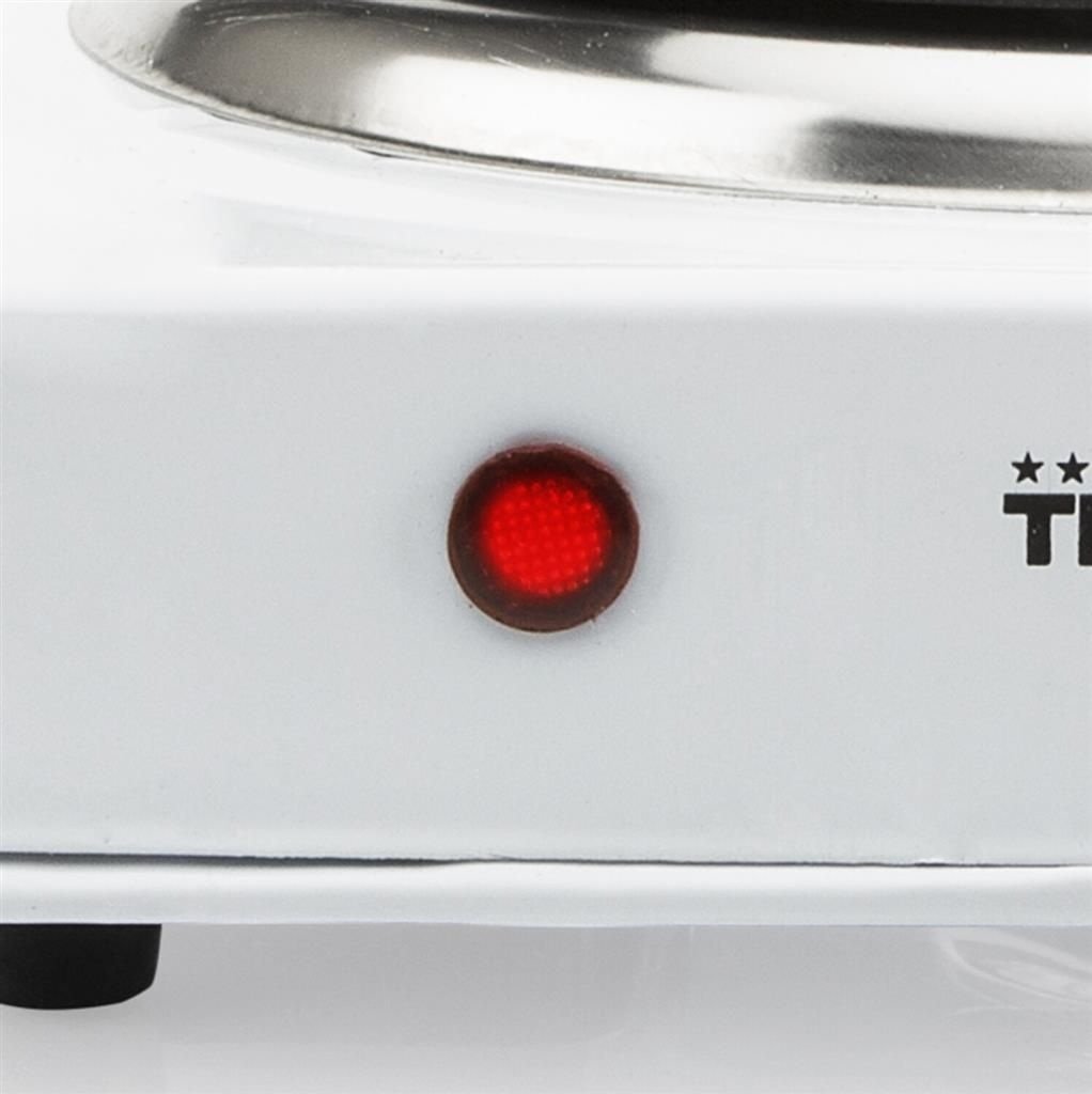 Plaque de Cuisson Réchaud Électrique Ø 15 cm 1000 W – TRISTAR KP-6185 Témoin lumineux rouge du réchaud électrique Tristar KP-6185