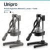 عصارة حمضيات يدوية بذراع ضغط من الحديد الزهر Hand Press Juicer Pro – UNIPRO FK5015