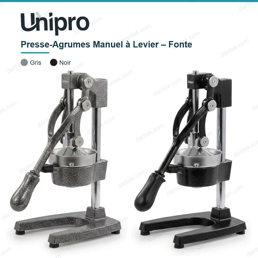 عصارة حمضيات يدوية بذراع ضغط من الحديد الزهر Hand Press Juicer Pro – UNIPRO FK5015