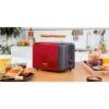 محمصة خبز بفتحتين 970 واط ستانلس حمراء – BOSCH TAT3P424 Grille-pain Bosch DesignLine TAT3P424 rouge