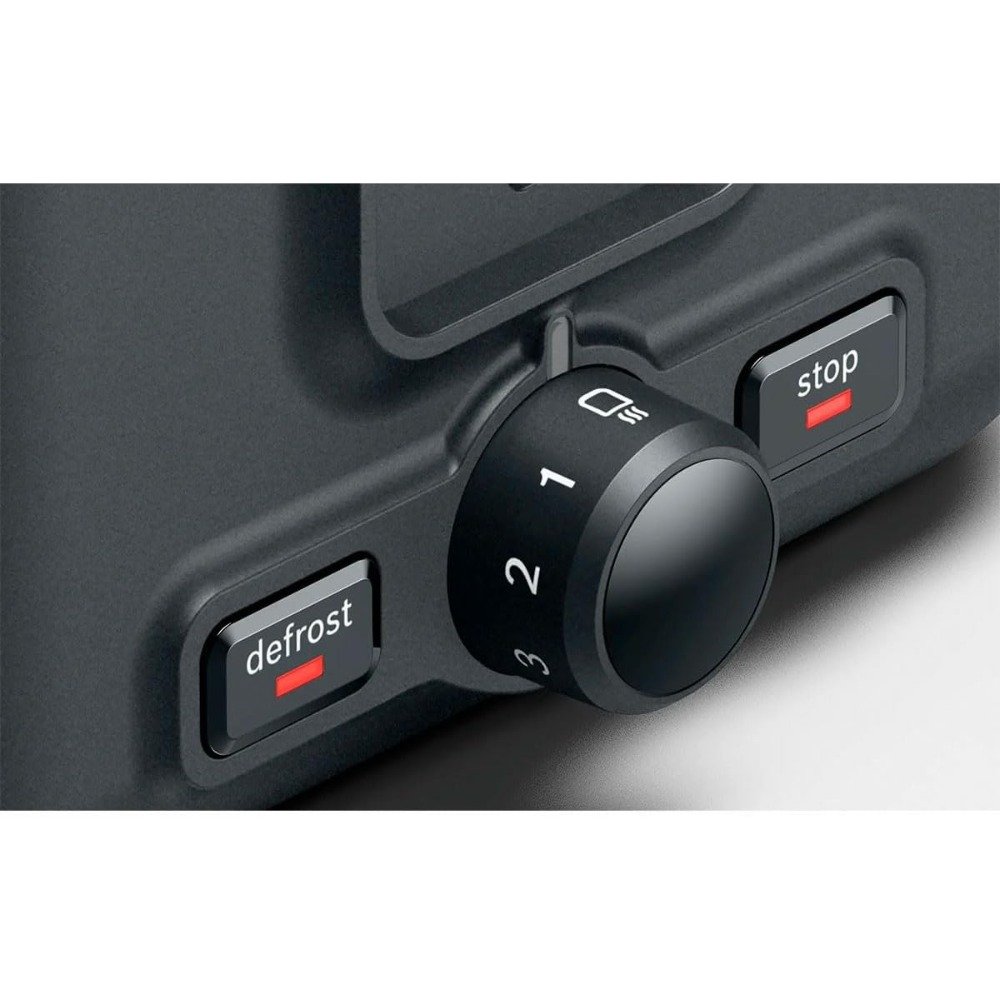 محمصة خبز بفتحتين 970 واط ستانلس حمراء – BOSCH TAT3P424 محمصة خبز بوش TAT3P424 حمراء