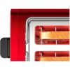 محمصة خبز بفتحتين 970 واط ستانلس حمراء – BOSCH TAT3P424 Grille-pain Bosch DesignLine TAT3P424 rouge