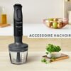 خلاط يدوي 2 في 1 Optichef بقوة 1000 واط مع مفرمة 500 مل وكوب قياس 800 مل – MOULINEX DD641810 خلاط يدوي 2 في 1 Optichef بقوة 1000 واط مع مفرمة 500 مل وكوب قياس 800 مل – MOULINEX DD641810 - الصورة 6