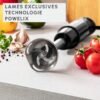 خلاط يدوي 2 في 1 Optichef بقوة 1000 واط مع مفرمة 500 مل وكوب قياس 800 مل – MOULINEX DD641810 خلاط يدوي 2 في 1 Optichef بقوة 1000 واط مع مفرمة 500 مل وكوب قياس 800 مل – MOULINEX DD641810 - الصورة 5