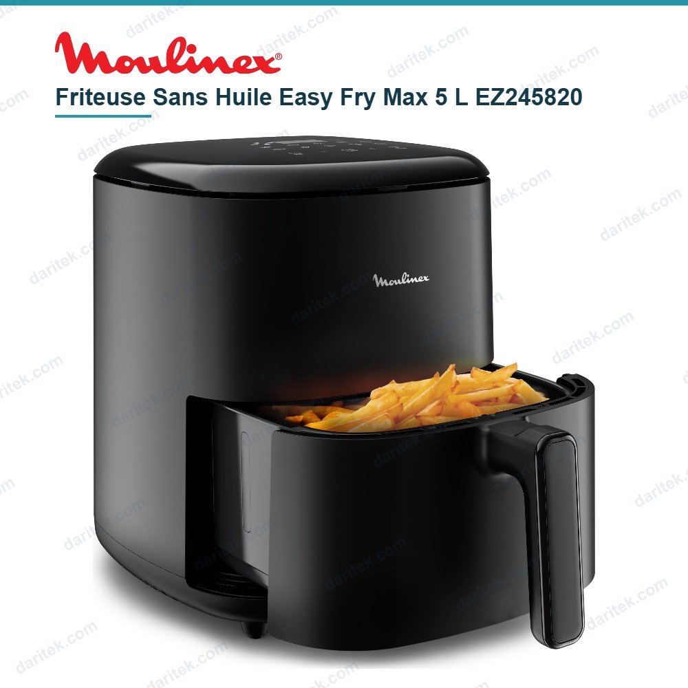 Air Fryer MOULINEX Friteuse Sans Huile 5 L 10 Programmes Easy Fry Max – EZ245820 Air Fryer MOULINEX Friteuse Sans Huile 5 L 10 Programmes Easy Fry Max – EZ245820