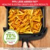 قلاية هوائية وشواية 4.6 لتر 1550 واط 8 برامج – MOULINEX EZ501810 Friteuse sans huile Moulinex Easy Fry & Grill EZ501810 4,6 L