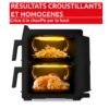 Friteuse sans huile Moulinex Easy Fry Crispy Stack Dual EZ7568F0