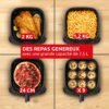 قلاية هوائية 7.5 لتر 1700 واط 8 برامج – MOULINEX EZ866AF0 Friteuse sans huile Moulinex Easy Fry Mega Compact EZ866AF0 7,5 L