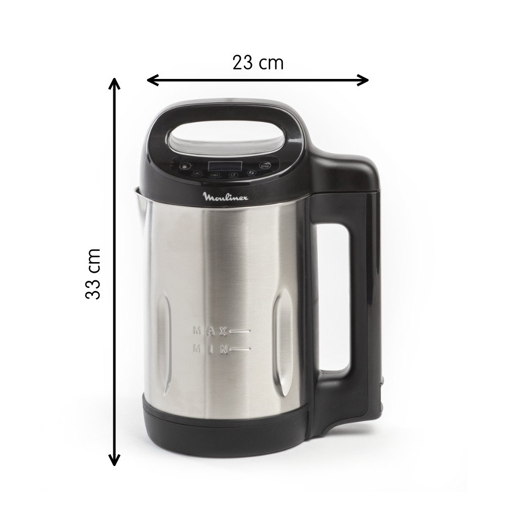 Blender Chauffant à Soupe MOULINEX 1000 W 1,2 L 3 Programmes – LM542810 Blender chauffant Moulinex My Daily Soup LM542810