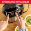 Blender Chauffant à Soupe MOULINEX 1000 W 1,2 L 3 Programmes – LM542810 Blender chauffant Moulinex My Daily Soup LM542810