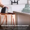 مقلاة هوائية زجاجية 4 في 1 1700 واط 3.8 لتر + 1.4 لتر – NINJA Crispi FN101EUSG Air fryer en verre Ninja CRISPi FN101EUSG