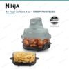 مقلاة هوائية زجاجية 4 في 1 1700 واط 3.8 لتر + 1.4 لتر – NINJA Crispi FN101EUSG Air fryer en verre Ninja CRISPi FN101EUSG