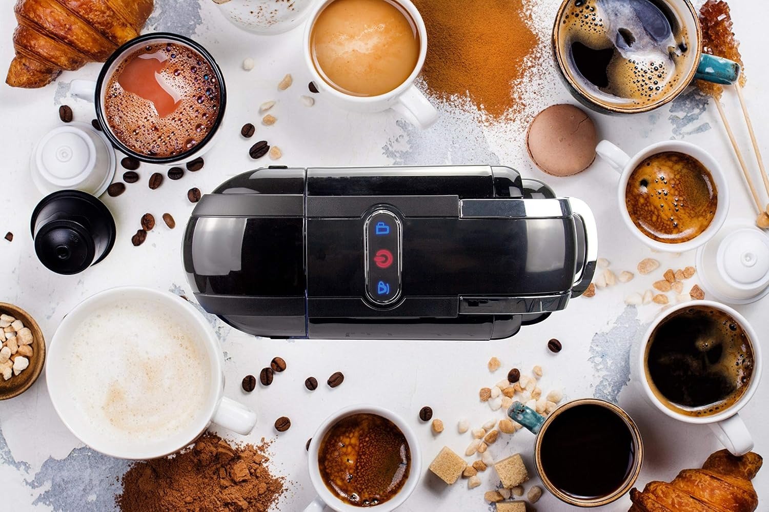 Machine à Café Espresso 3 en 1 Capsules et Café Moulu 19 Bars 1450 W – SONASHI SCM-4969 Machine à Café Espresso 3 en 1 Capsules et Café Moulu 19 Bars 1450 W – SONASHI SCM-4969 – Image 8
