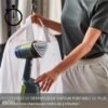 ⁦مزيل تجاعيد بالبخار محمول AeroSteam بقوة 1400 واط مع شفط OptiFlow وخزان 100 مل – TEFAL DT9810F0⁩ - الصورة ⁦6⁩