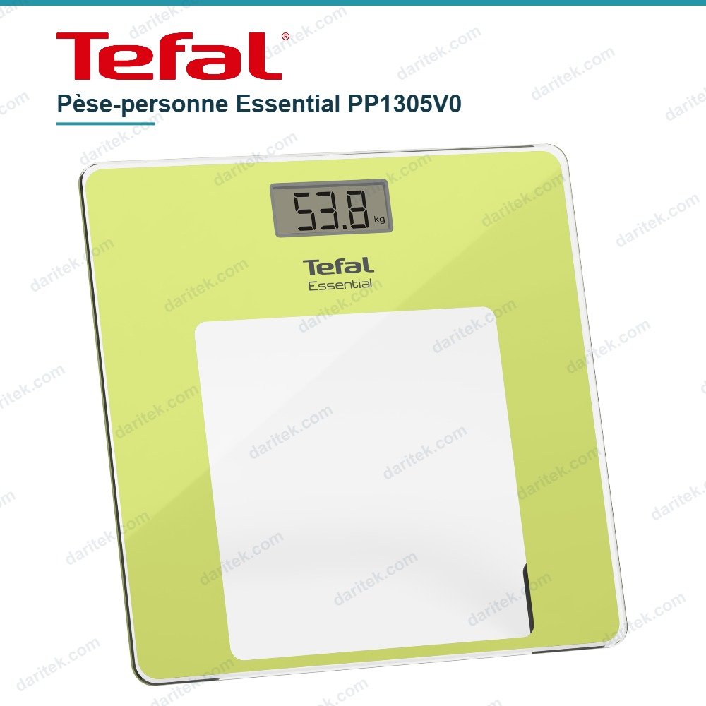 Pèse-personne Électronique Tefal Essential 150 kg Vert anis - PP1305V0