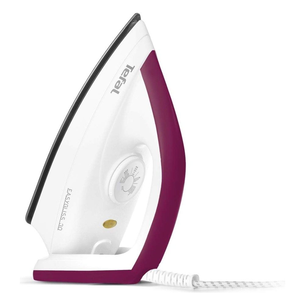 Fer à Repasser à Sec TEFAL 1200 W Semelle Durilium – FS4030 Fer à repasser à sec Tefal Easygliss FS4030