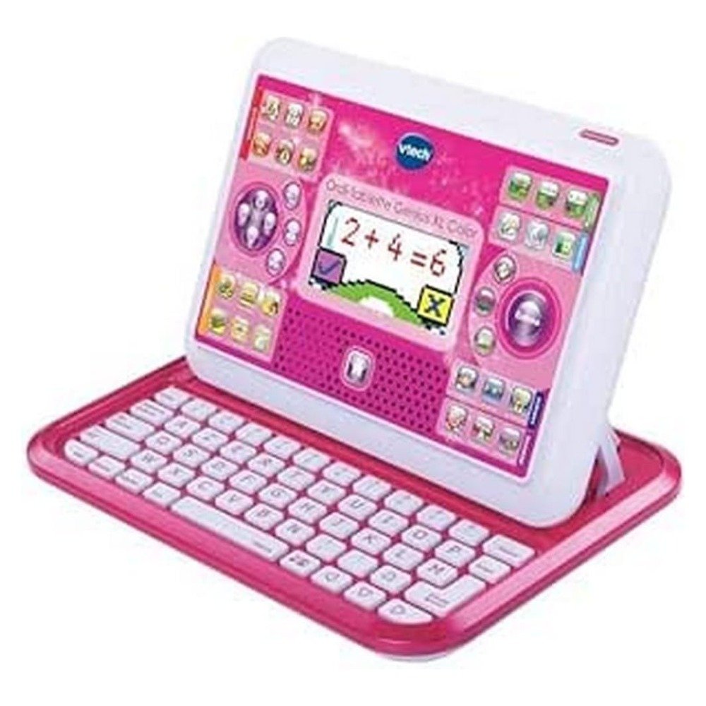حاسوب لوحي تعليمي للأطفال Genius XL Color وردي – VTECH 155555 Ordi-tablette VTech Genius XL Color Rose 155555