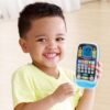 هاتف ألعاب تعليمي P'tit Genius Magic Light أسود – VTECH 529205 Smartphone VTech P'tit Genius Magic Light Noir 529205