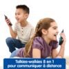 Talkies-Walkies Enfant VTECH Kidi Talkie Explorer 8 en 1 Portée 200 m avec Lampe Torche – 572505 – Image 3