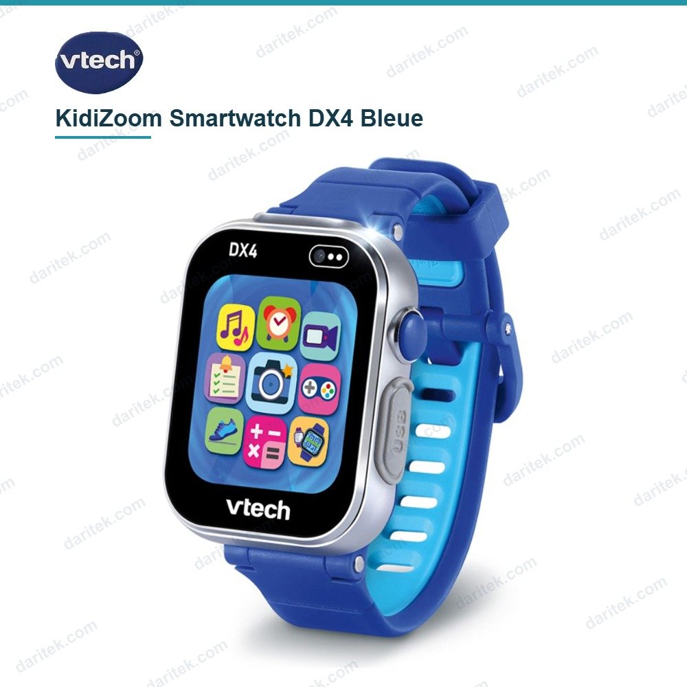 Montre KidiZoom Smartwatch DX4 bleue VTech 575205