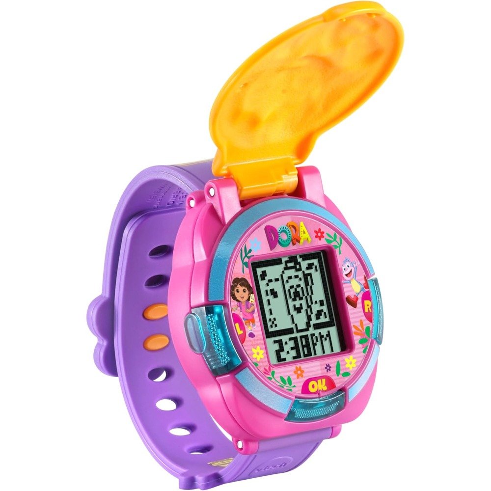 ساعة ألعاب تعليمية دورا ثنائية اللغة 3-7 سنوات – VTECH 580705 Montre-jeu éducative Dora VTech 580705
