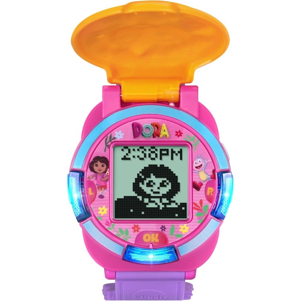 ساعة ألعاب تعليمية دورا ثنائية اللغة 3-7 سنوات – VTECH 580705 ساعة ألعاب تعليمية دورا VTech 580705