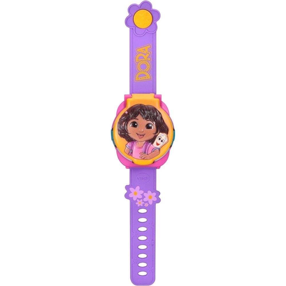 ساعة ألعاب تعليمية دورا ثنائية اللغة 3-7 سنوات – VTECH 580705 Montre-jeu éducative Dora VTech 580705